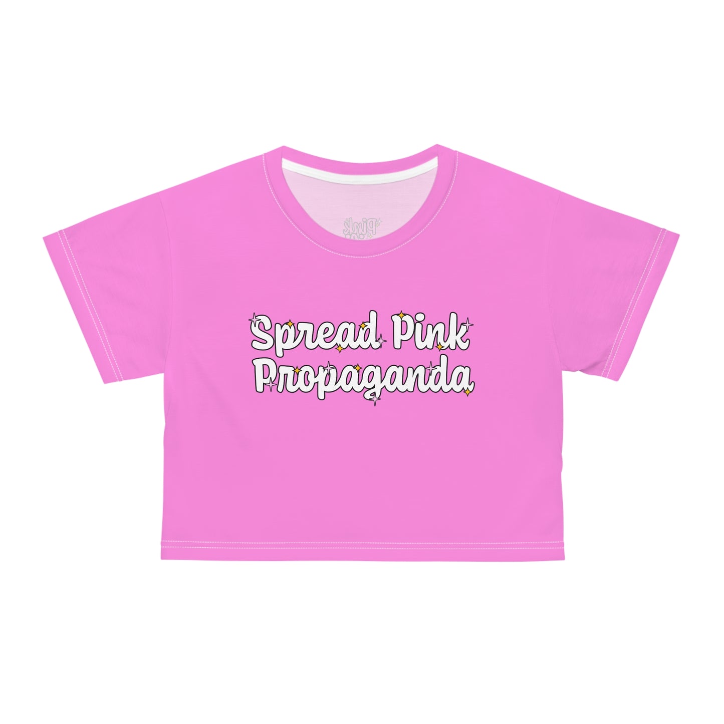 Pink Propaganda Crop Shirt